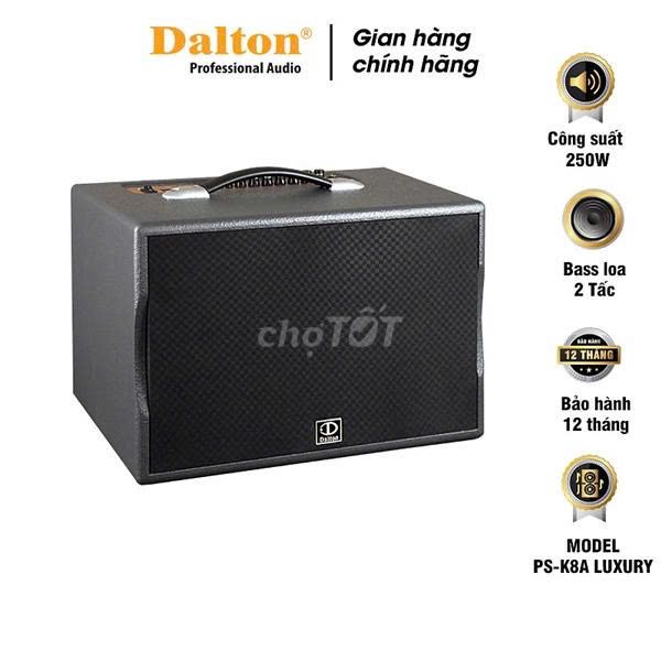 Xả Loa xách tay Dalton PS-K8A (kèm 2 mic) 250W. Mua bán Tivi, Âm thanh tại Thành phố Rạch Giá Kiên Giang được đăng bởi Máy Tính Kiên Giang hình 1