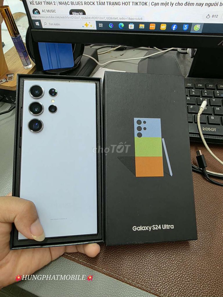 Samsung S24 Ultra 5G 256G SSVN 99% Zin Áp Fulbox .. Mua bán Điện thoại tại Quận Đống Đa Hà Nội được đăng bởi HƯNG PHÁT Mobile hình 1