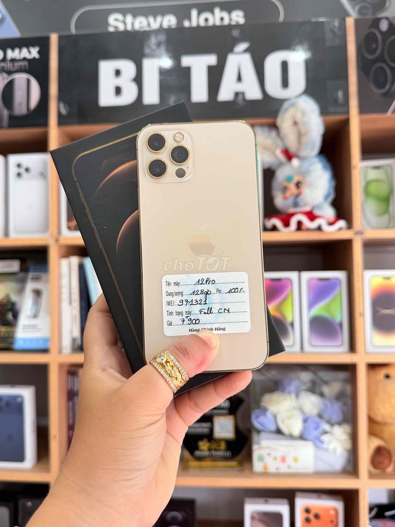 Apple iPhone 12 Pro 128GB Vàng. Mua bán Điện thoại tại Thành phố Long Xuyên An Giang được đăng bởi Bi Táo Store hình 1