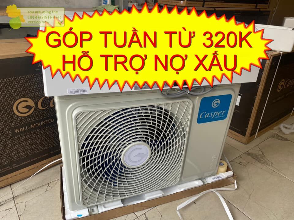 Trả Góp Máy Lạnh Casper 1HP NK Thái Lan Mới 100%