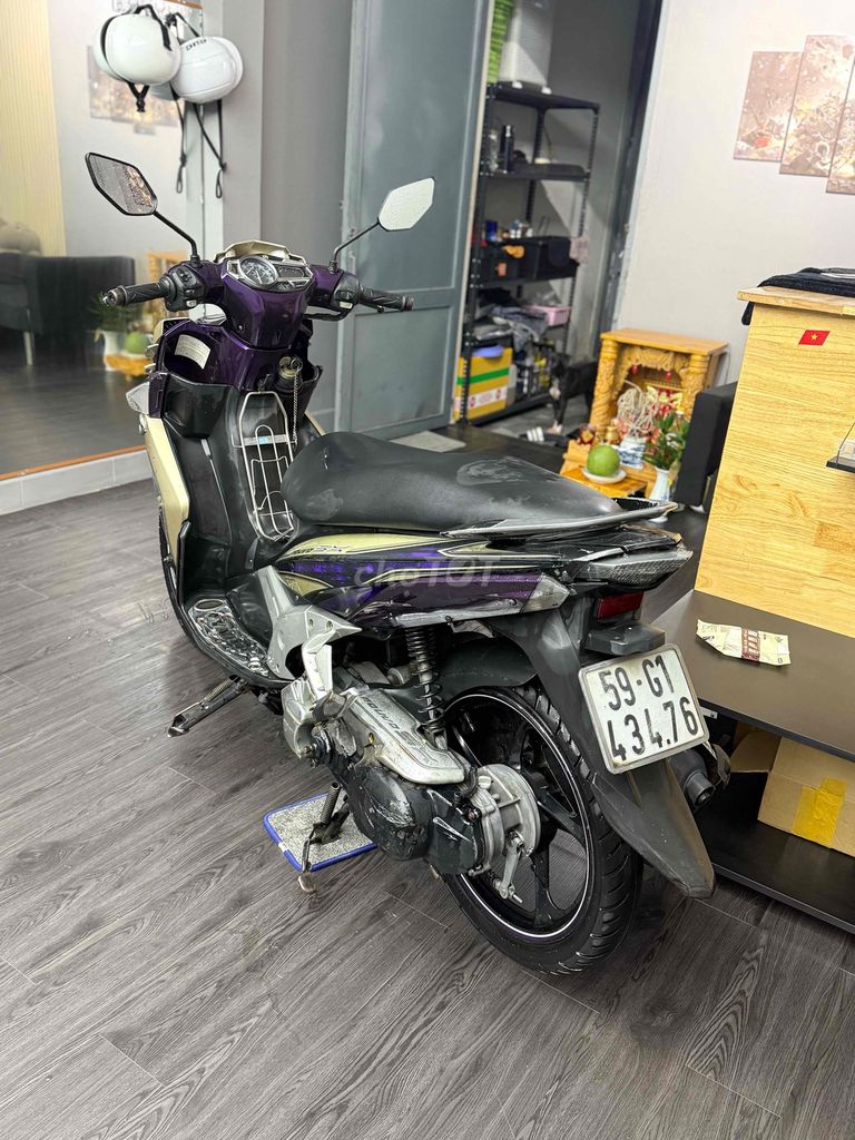 Yamaha Nouvo 5 Fi 2012 фиолетово-серебристый