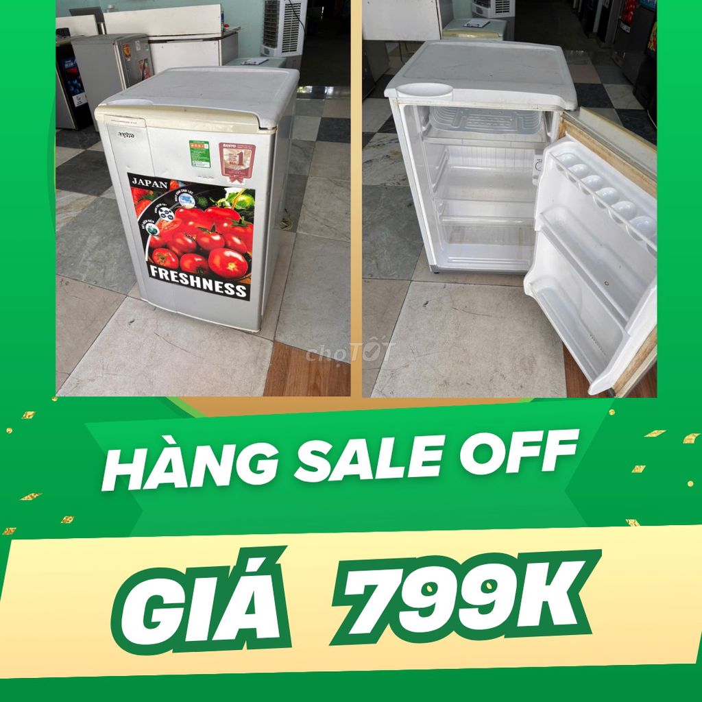 🚀 [THANH LÝ CỰC RẺ] TỦ SANYO 93L – GIÁ CHỈ 799K! 🚀. Mua bán Tủ lạnh tại Quận Tân Phú Tp Hồ Chí Minh được đăng bởi Nam Tiến  hình 1