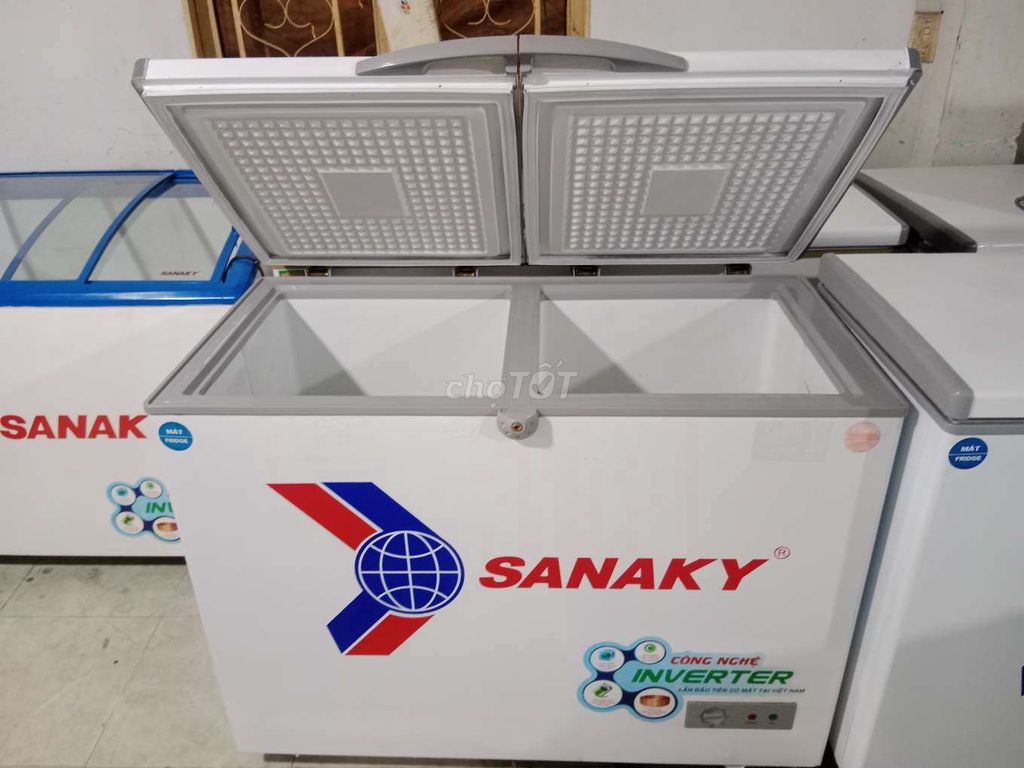 Bán tủ đông mát Sanaky 300 lít Inverter