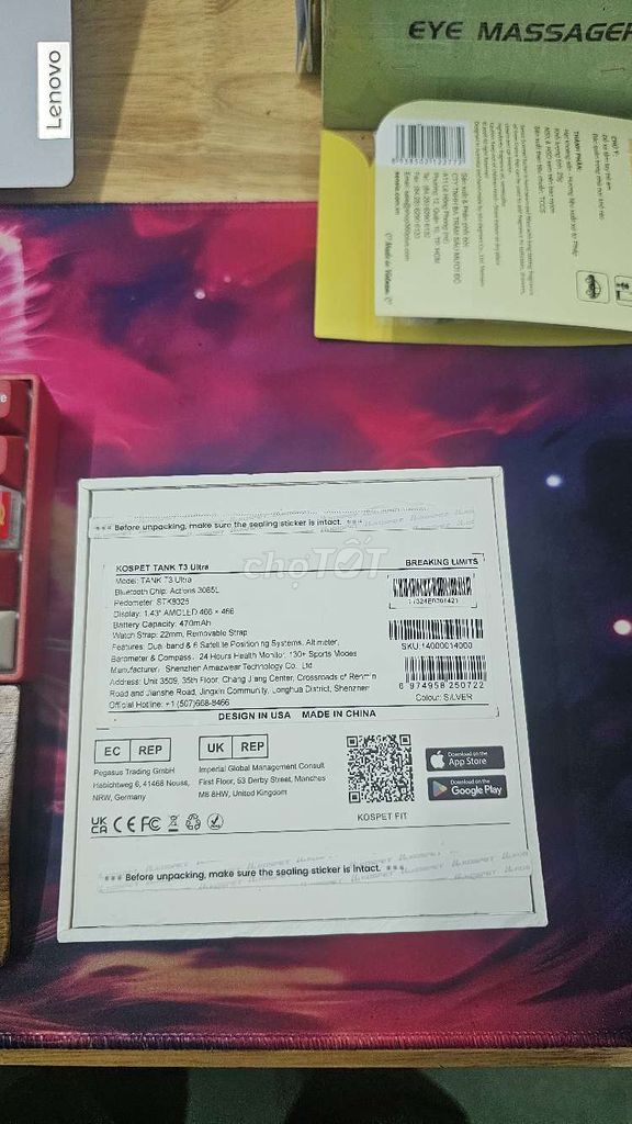 KOSPET TANK T3 Ultra Xanh rêu. Mua bán Thiết bị đeo thông minh tại Thành phố Qui Nhơn Bình Định được đăng bởi Hùng Hai Néo hình 1