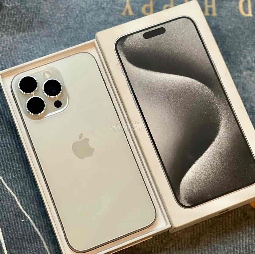 iPhone 15 Pro Max 256G Trắng FULLBOX APPLE 03/2025. Mua bán Điện thoại tại Quận 10 Tp Hồ Chí Minh được đăng bởi iStockHCM hình 1