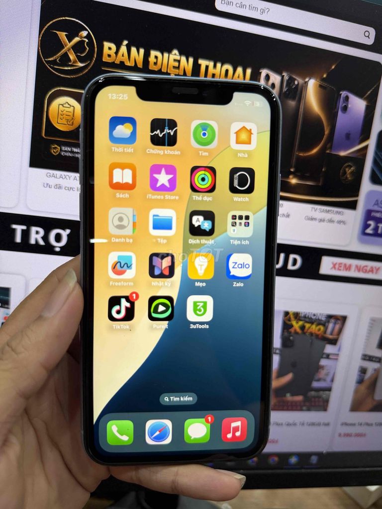 Apple iPhone XR 64GB Xanh dương Zin 100%. Mua bán Điện thoại tại Huyện Đức Hòa Long An được đăng bởi Lê Phú hình 1