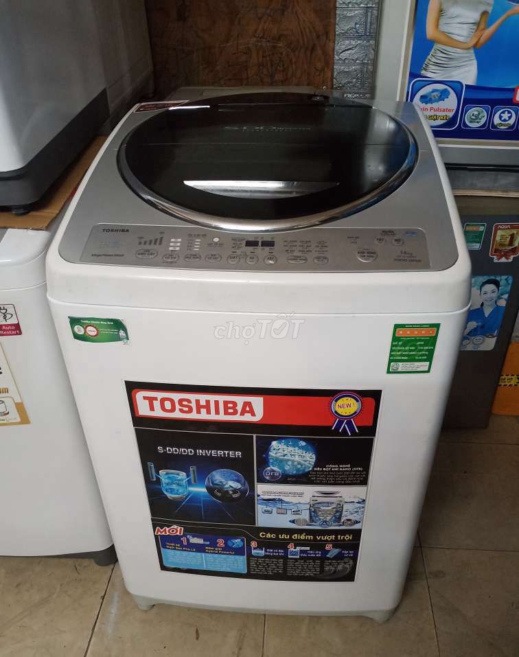 14kg toshiba INVERTER sài tốt có BH bao ship TPHCM