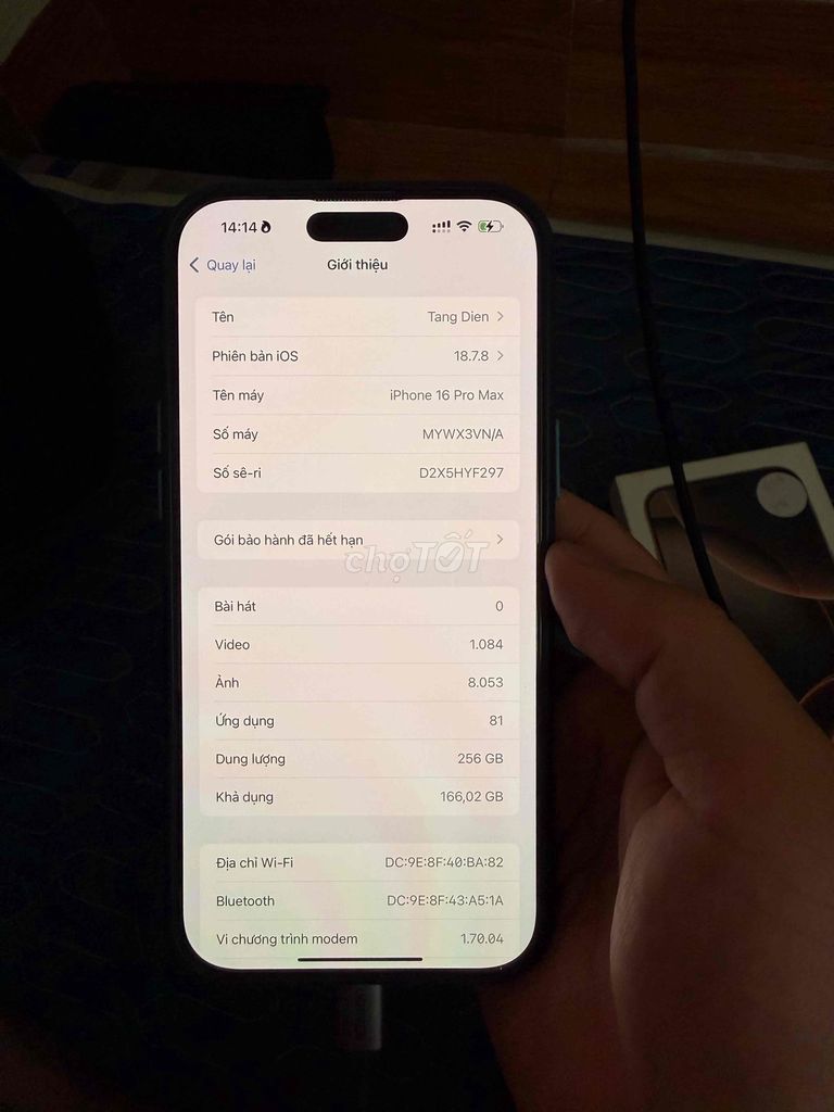 iPhone 16 Pro Max Titan sa mạc VNA. Mua bán Điện thoại tại Quận Hà Đông Hà Nội được đăng bởi hongquanmai hình 1
