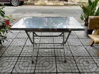 Bàn inox 304 + Vietnam + 70x120 cao 75cm +mới 80%. Mua bán Bàn ghế tại Quận Ninh Kiều Cần Thơ được đăng bởi Nguyen Ngoc Tu