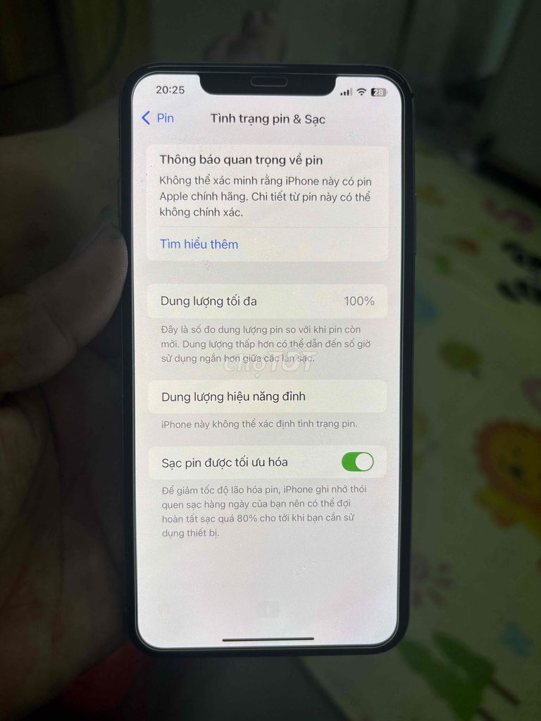 Apple iPhone Xs Max 64GB Trắng Đã dùng. Mua bán Điện thoại tại Quận Cầu Giấy Hà Nội được đăng bởi đang hình 1
