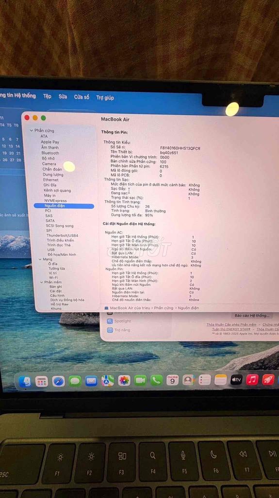 Apple MacBook Air M3 13.6 inch 8GB/256GB. Mua bán Laptop tại Quận 10 Tp Hồ Chí Minh được đăng bởi nguyen trieu phu hình 1