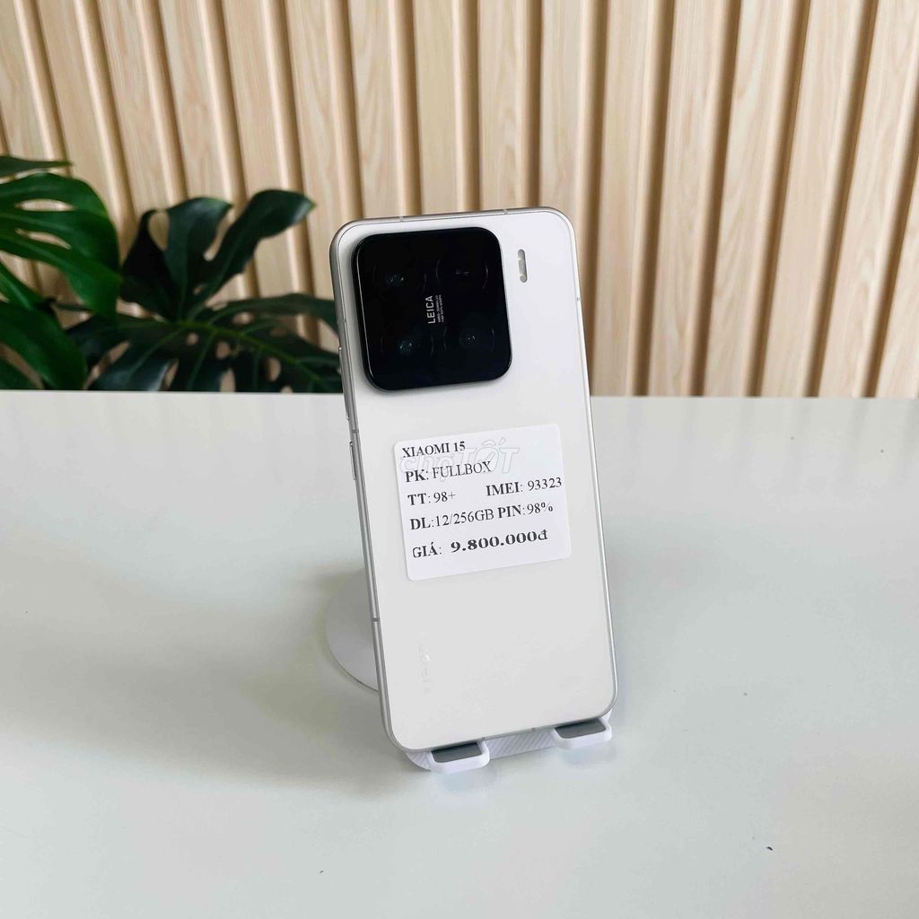 Xiaomi 15 5G -12/256GB - Pin 98 - Nguyên Zin. Mua bán Điện thoại tại Quận Ninh Kiều Cần Thơ được đăng bởi Hmphone hình 1