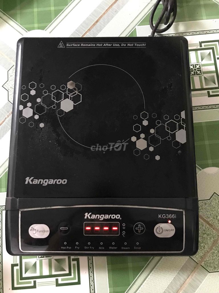 Bếp điện từ Kangaroo KG366i Đen. Mua bán Bếp, lò, đồ điện nhà bếp tại Quận Cẩm Lệ Đà Nẵng được đăng bởi Điện máy Võ Hòa  hình 1