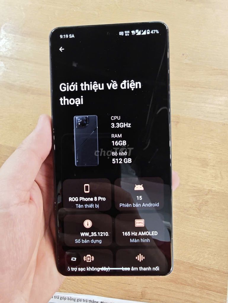 ROG Phone 8 Pro 16/512GB zin. Mua bán Điện thoại tại Quận Cầu Giấy Hà Nội được đăng bởi Tên chưa cung cấp hình 1