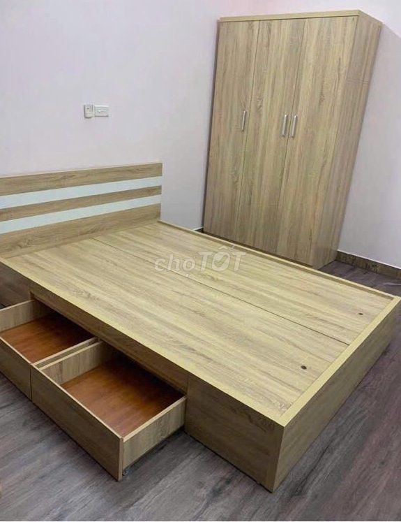 GIƯỜNG GỖ mdf Cao CẤP MIẾn phÍ GIAO.hÀng NỘI THÀNH