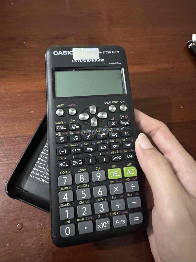 Máy tính Casio FX-570VN PLUS Đen. Mua bán Đồ dùng văn phòng tại Thị xã Bến Cát Bình Dương được đăng bởi Yến Nhi hình 1