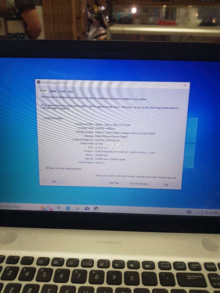 bán lap top asus x541  pentium n4200/4/500g. Mua bán Laptop tại Quận Tân Phú Tp Hồ Chí Minh được đăng bởi Lơi hình 1