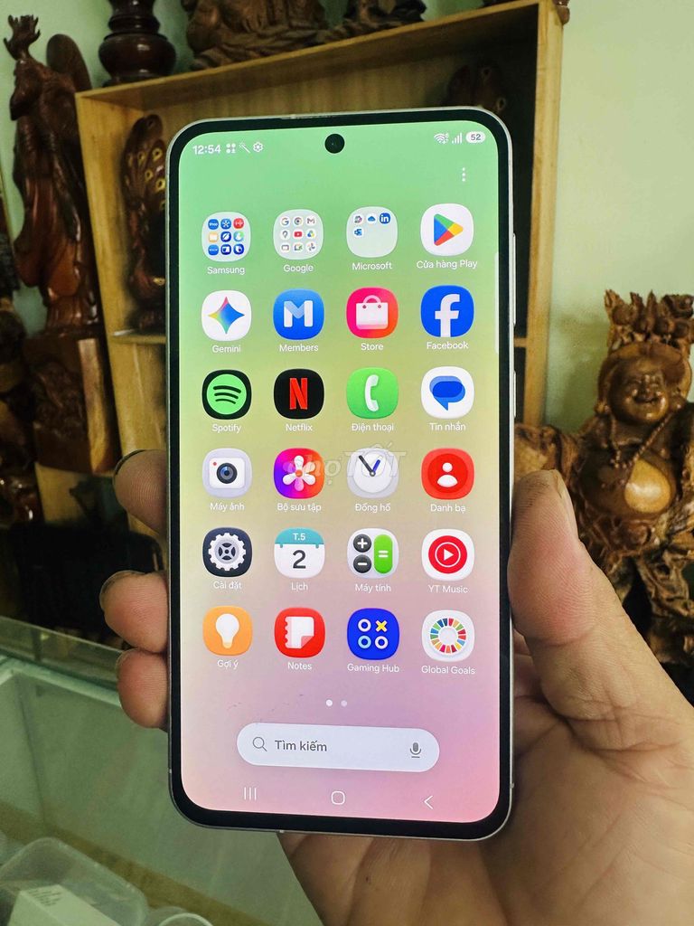 Samsung A56 5G 8GB 256GB Trắng Like New. Mua bán Điện thoại tại Thành phố Phan Rang-Tháp Chàm Ninh Thuận được đăng bởi Huong hình 1