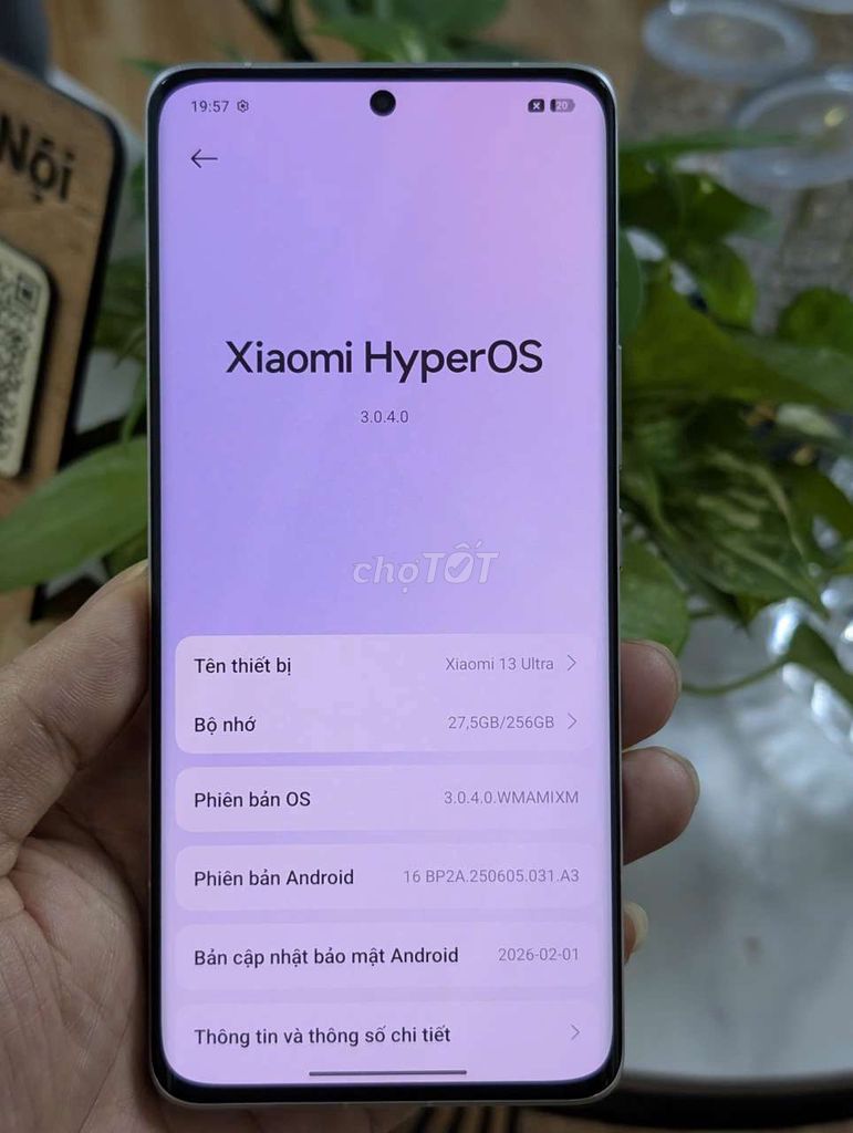 Xiaomi 13 Ultra 256GB Trắng. Mua bán Điện thoại tại Thành phố Mỹ Tho Tiền Giang được đăng bởi Tony tèo hình 1