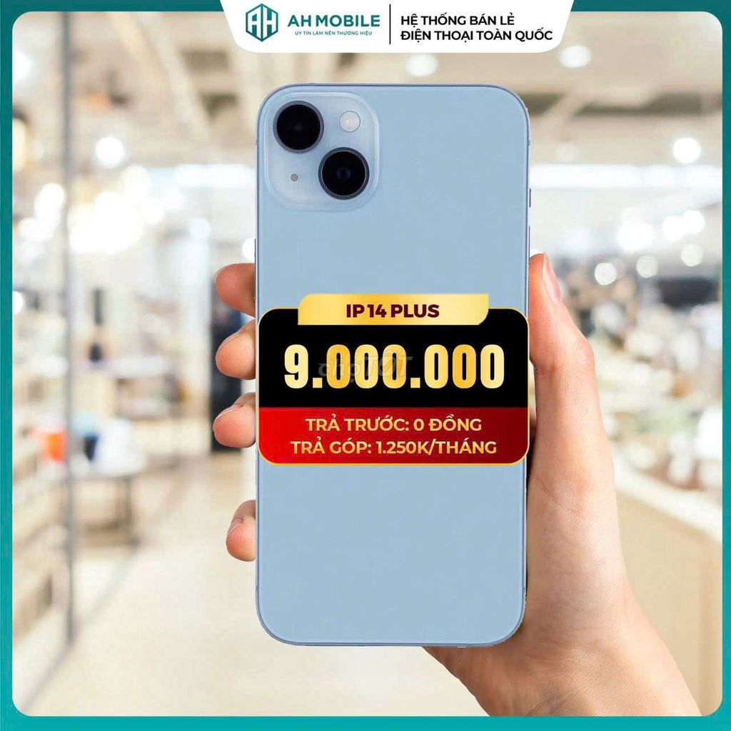 🔥IPHONE 14 PLUS 🍎GIẢM SỐC 4TR UY TÍN CHẤT LƯỢNG 🔥. Mua bán Điện thoại tại Quận Thanh Khê Đà Nẵng được đăng bởi AH Mobile 239 Trần Cao Vân Đà Nẵng hình 1