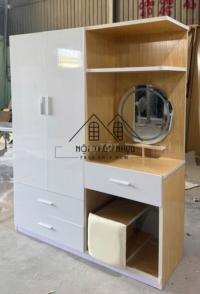 Tủ quần áo Nhựa 1m8x1m45 Mới. Mua bán Tủ, kệ gia đình tại Thành phố Dĩ An Bình Dương được đăng bởi Nội thất giá xưởng hình 1