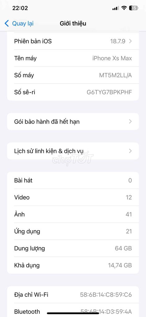 iPhone Xs Max 64GB. Mua bán Điện thoại tại Huyện Thống Nhất Đồng Nai được đăng bởi minh hy hình 1