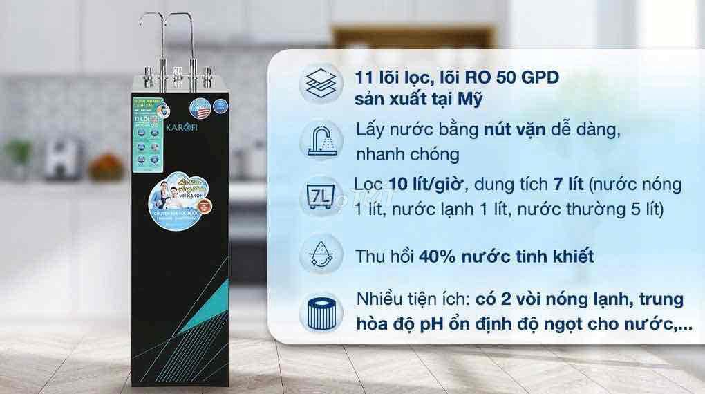 Máy lọc nước Karofi KAD-X58 Tủ đứng Đen. Mua bán Bếp, lò, đồ điện nhà bếp tại Quận 8 Tp Hồ Chí Minh được đăng bởi Trúc Ly Điện lạnh giá rẻ hình 1