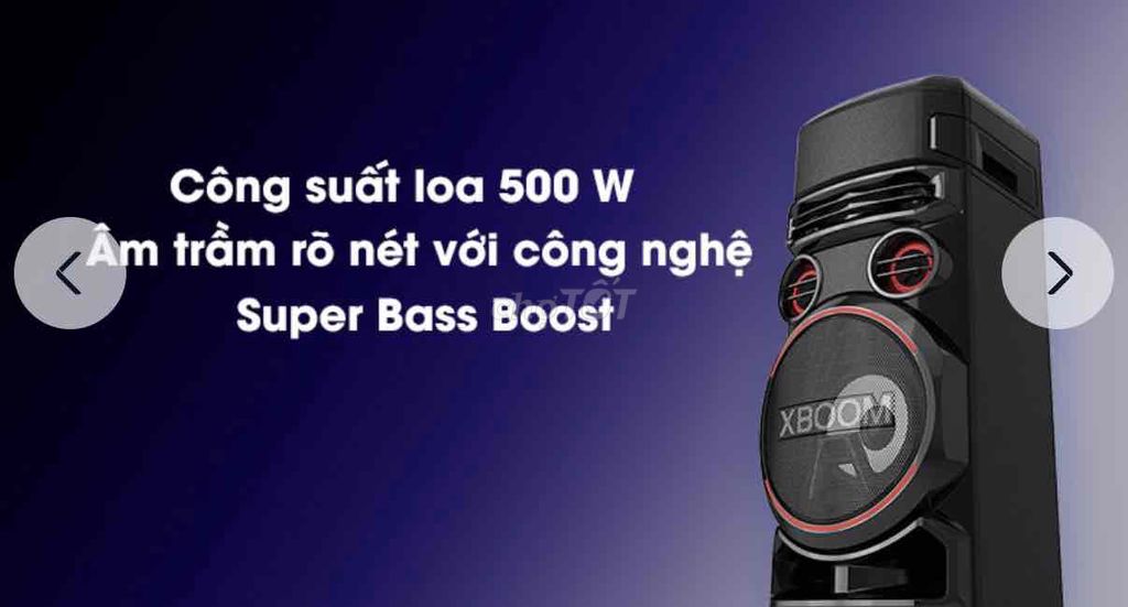 Loa LG XBOOM RN7 đen. Mua bán Tivi, Âm thanh tại Thị xã Phú Mỹ Bà Rịa - Vũng Tàu được đăng bởi 72 vũng tàu hình 1