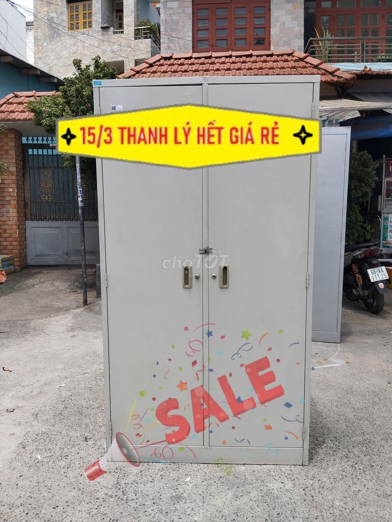 TỦ HỒ SƠ SẮT HÒA PHÁT 90CM