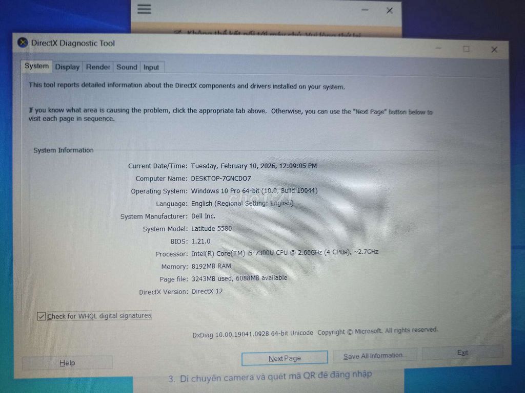 Dell Latitude 5580 i5-7300u 15.6 inch 8GB/256GB. Mua bán Laptop tại Thành phố Biên Hòa Đồng Nai được đăng bởi Laptop An Bình hình 1