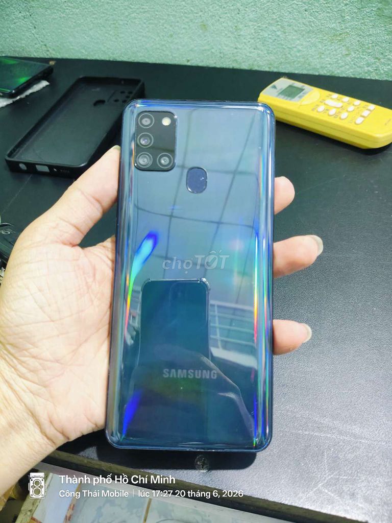 Samsung A21s 6GB/64GB Đen Đã sử dụng. Mua bán Điện thoại tại Quận Bình Tân Tp Hồ Chí Minh được đăng bởi Công Thái hình 1