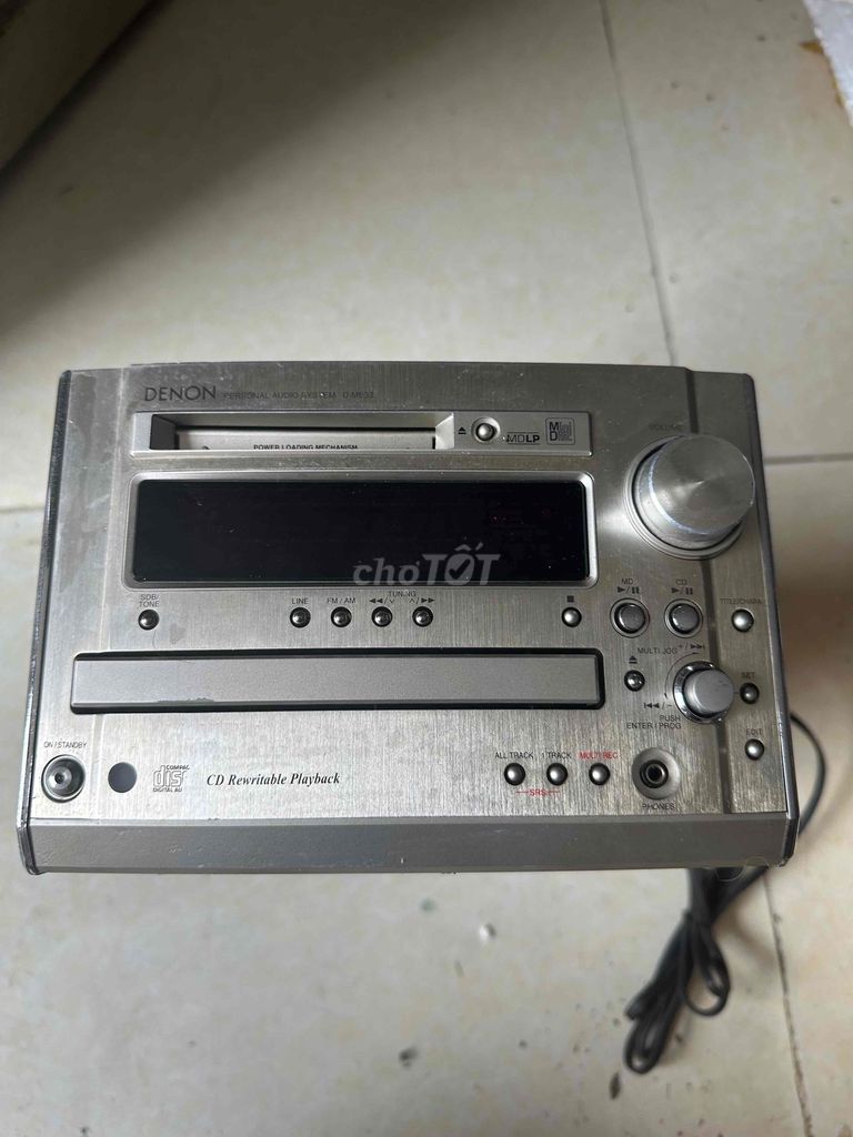 Đầu giải mã/ âm ly Denon D-ME33 Bạc. Mua bán Tivi, Âm thanh tại Huyện Bình Chánh Tp Hồ Chí Minh được đăng bởi Thái Sơn hình 1