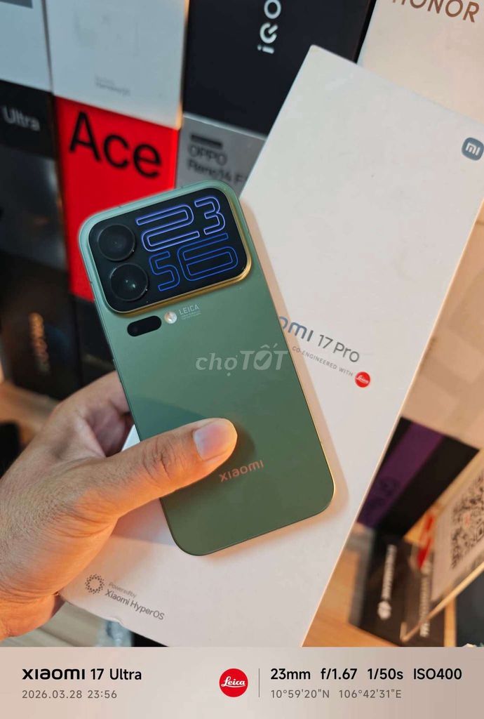 Xiaomi 17 Pro 256 Xanh Đã sử dụng. Mua bán Điện thoại tại Thành phố Thuận An Bình Dương được đăng bởi MB hình 1