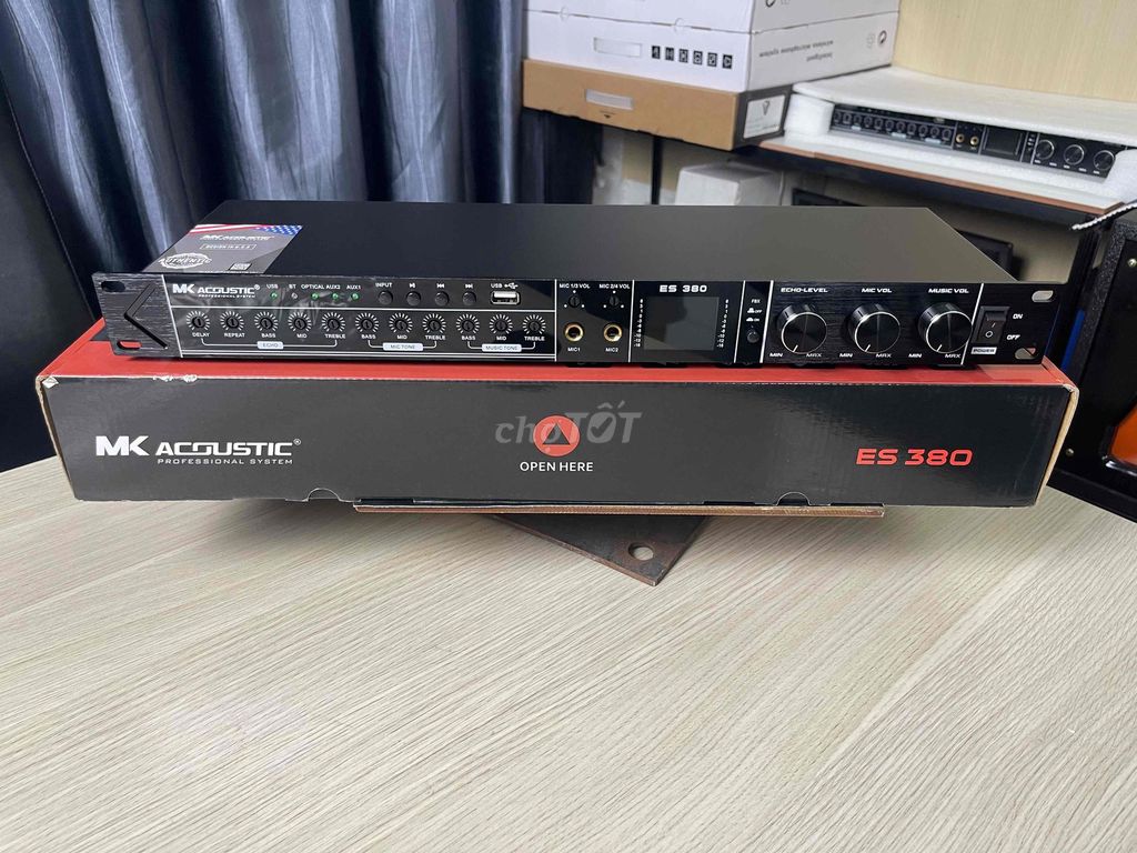 Vang cơ lai số MK Acoustic ES380 Đen. Mua bán Tivi, Âm thanh tại Huyện Đức Hòa Long An được đăng bởi NHỰT LINH hình 1