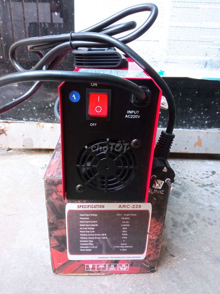 Máy hàn que Weweld ARC-220 Mới. Mua bán Đồ chuyên dụng, Giống nuôi trồng tại Quận Ninh Kiều Cần Thơ được đăng bởi Hữu Đức hình 1