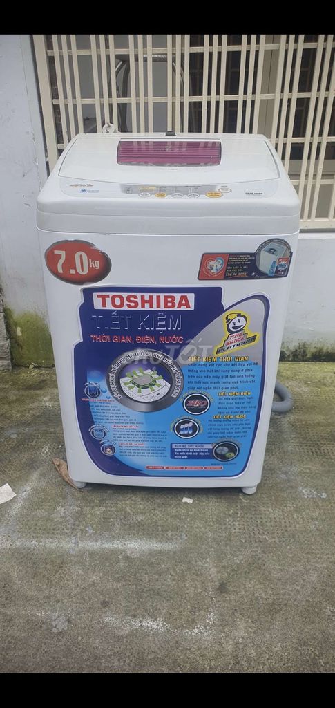 Máy giặt toshiba 7kg zin có bảo hành