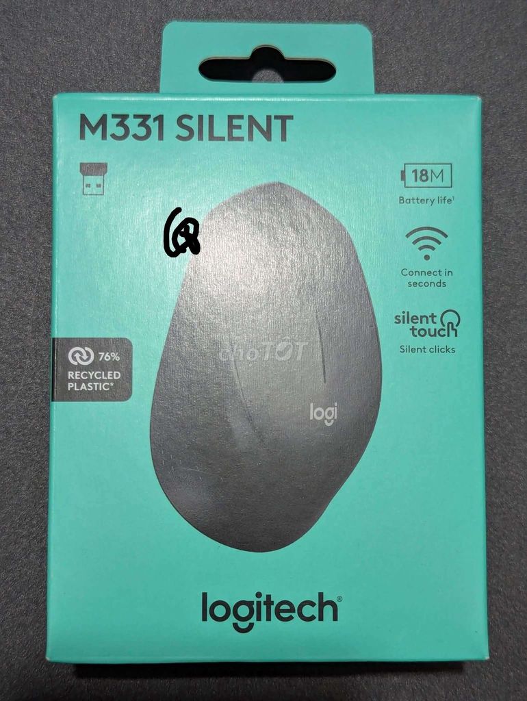 Chuột không dây silent Logitech M331. Mua bán Phụ kiện (Màn hình, Chuột...) tại Huyện Thanh Trì Hà Nội được đăng bởi Mr Định hình 1
