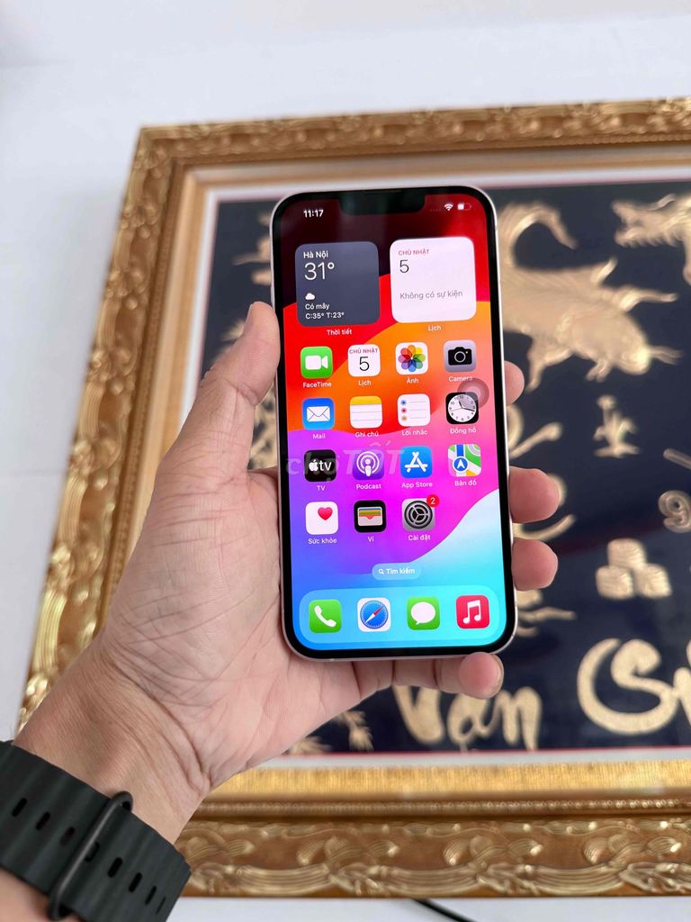 Iphone 13 QT 128G Hồng kute. Mua bán Điện thoại tại Thành phố Vĩnh Long Vĩnh Long được đăng bởi Nguyễn Phúc Hậu hình 1