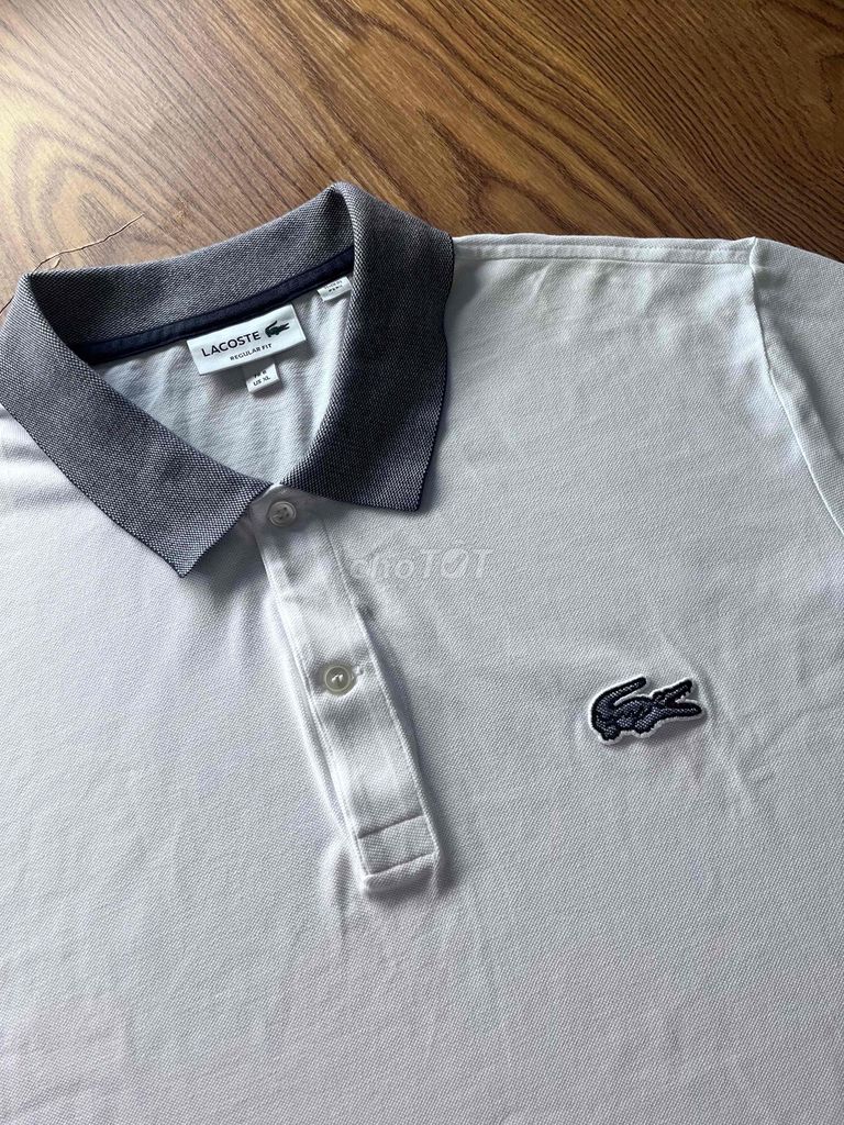 Áo Polo Lacoste Trắng Size XL chính hãng. Mua bán Quần áo tại Huyện Hóc Môn Tp Hồ Chí Minh được đăng bởi Trần Nguyễn Thanh Thảo hình 1