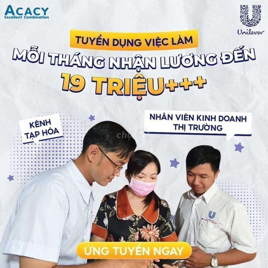 Unilever Tuyển Dụng Sale Thị Trường Ở Bắc Giang