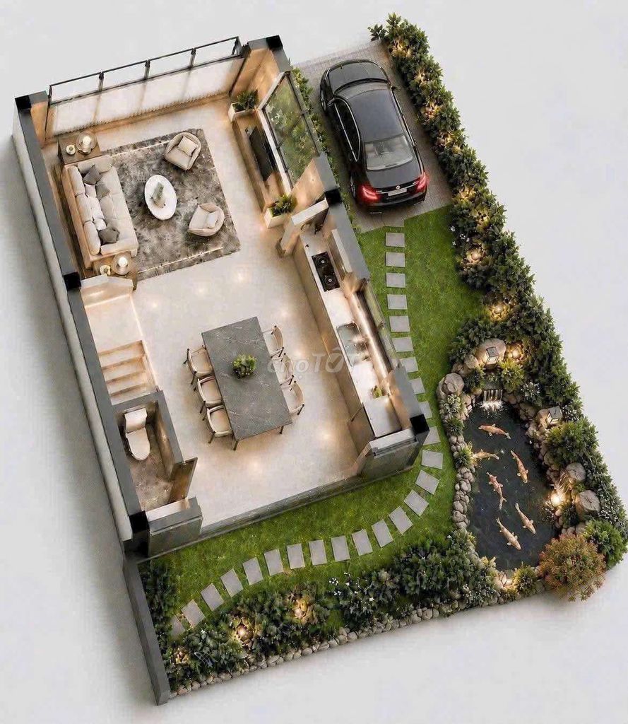 Соседние таунхаусы Vinhomes Sai Gón Park