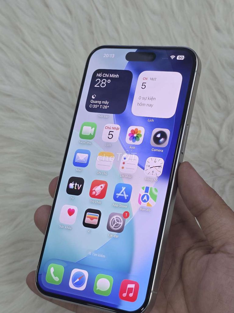 📱 iPhone 15ProMax VN/A 256G Trắng | Góp nợ xấu. Mua bán Điện thoại tại Quận Ngô Quyền Hải Phòng được đăng bởi TRAN SONG HA hình 1