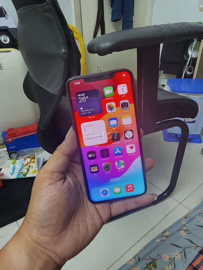 Iphone Xsmax quốc tế 256gb zin all truetone faceok