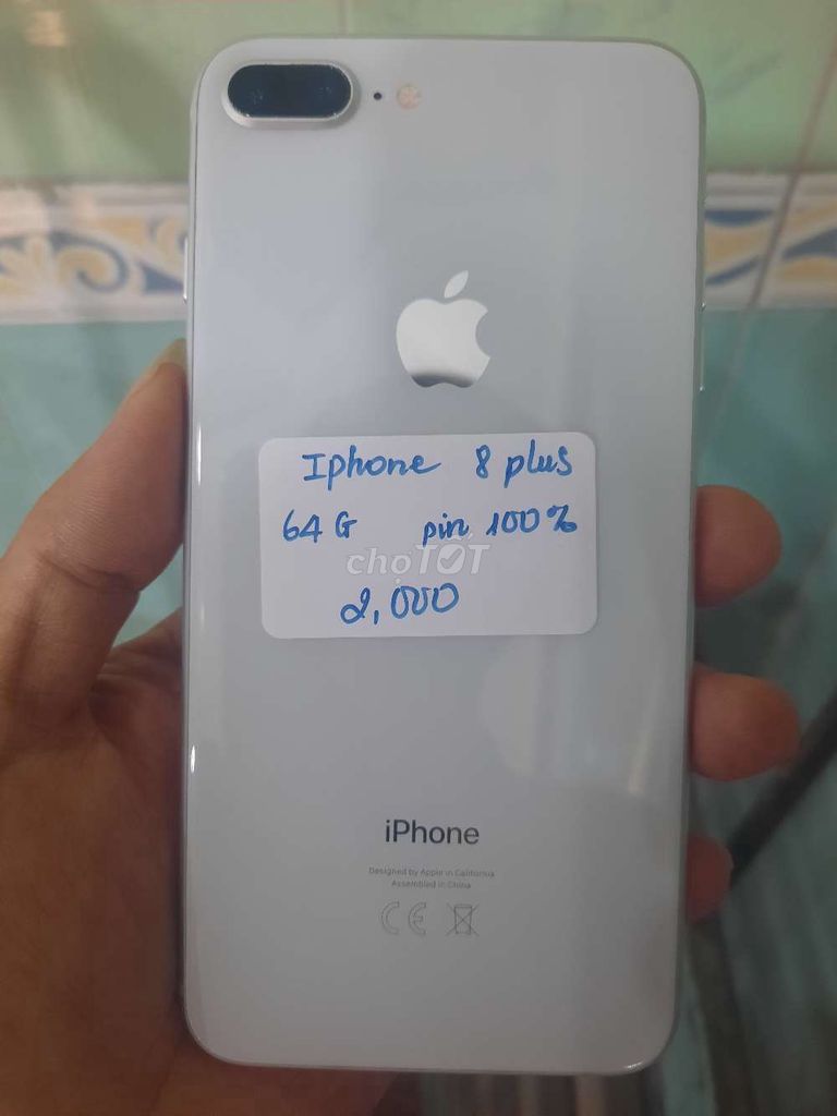 Apple iPhone 8 Plus 64GB Trắng 100%. Mua bán Điện thoại tại Thành phố Biên Hòa Đồng Nai được đăng bởi Lehoang Minhphu hình 1