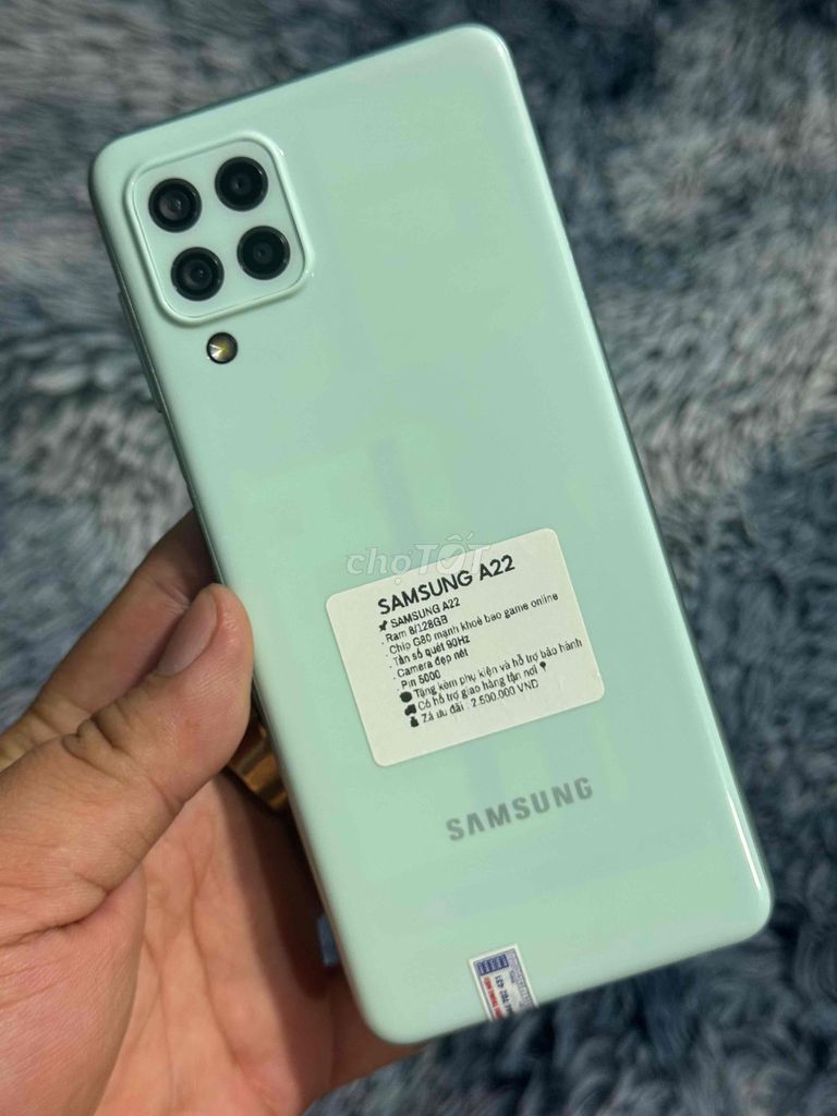 Samsung A22 6GB/128GB bao chơi game online. Mua bán Điện thoại tại Huyện Trảng Bom Đồng Nai được đăng bởi Hồ Trung Hiếu hình 1