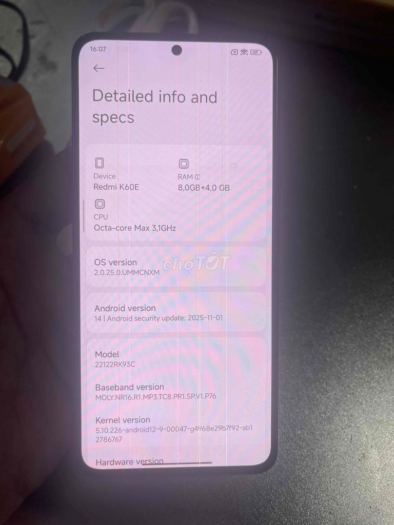 Xiaomi Redmi K60E 128GB Đen 8GB. Mua bán Điện thoại tại Thành phố Biên Hòa Đồng Nai được đăng bởi Pham Manh Duy hình 1