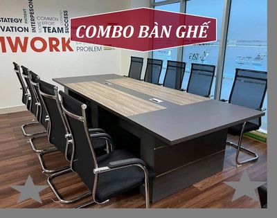 BỘ BÀN GHẾ PHÒNG HỘI NGHỊ / PHÒNG HỌP ( 10 NGƯỜI ). Mua bán Đồ dùng văn phòng tại Huyện Hóc Môn Tp Hồ Chí Minh được đăng bởi BÀN HỌP VÀ BÀN CỤM NHÂN VIÊN VĂN PHÒNG GIÁ TỐT