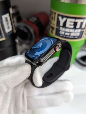 Apple Watch thép 4 đen 44mm pin 100