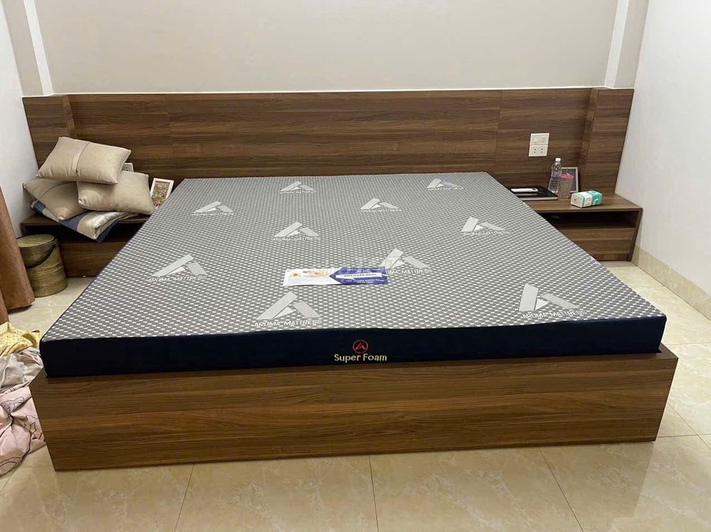Nệm AROMA SUPER FOAM AROMA 160x200x10cm. Mua bán Giường, chăn ga gối nệm tại Thành phố Vinh Nghệ An được đăng bởi Nệm Giá Kho TP Vinh hình 1