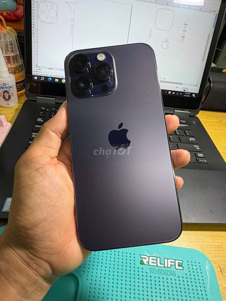 Apple iPhone 14 Pro Max 256GB Tím. Mua bán Điện thoại tại Huyện Tây Sơn Bình Định được đăng bởi Tây Sơn  hình 1